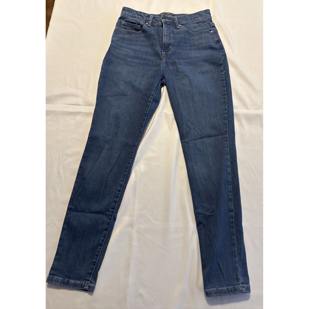 Lee Sculpting Skinny Leg Jeans Womens 8 Medium Blue Slim Fit Mid Rise OA2-19L